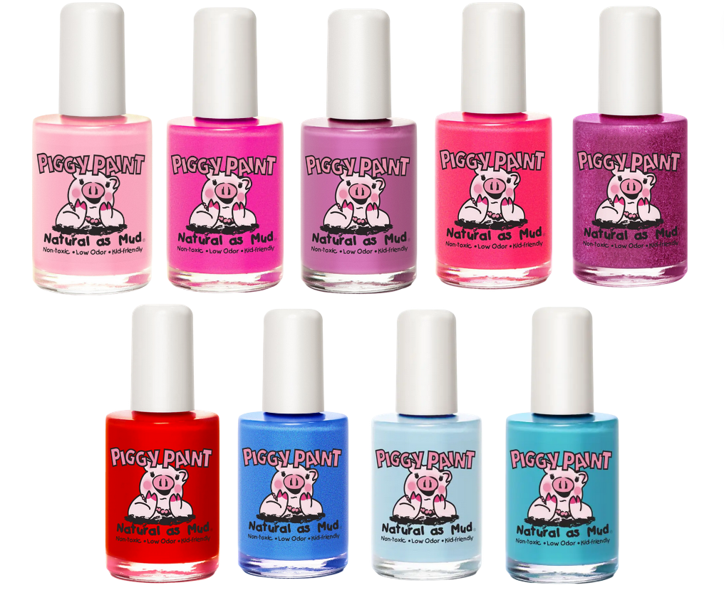 Piggy Paint | 100% Non-Toxic Girls Nail Polish | Safe, Cruelty-Free, Vegan, & Low Odor for Kids | Forever Fancy
