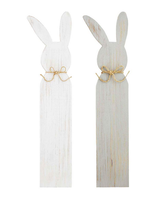 BUNNY WOOD PLANK DECOR