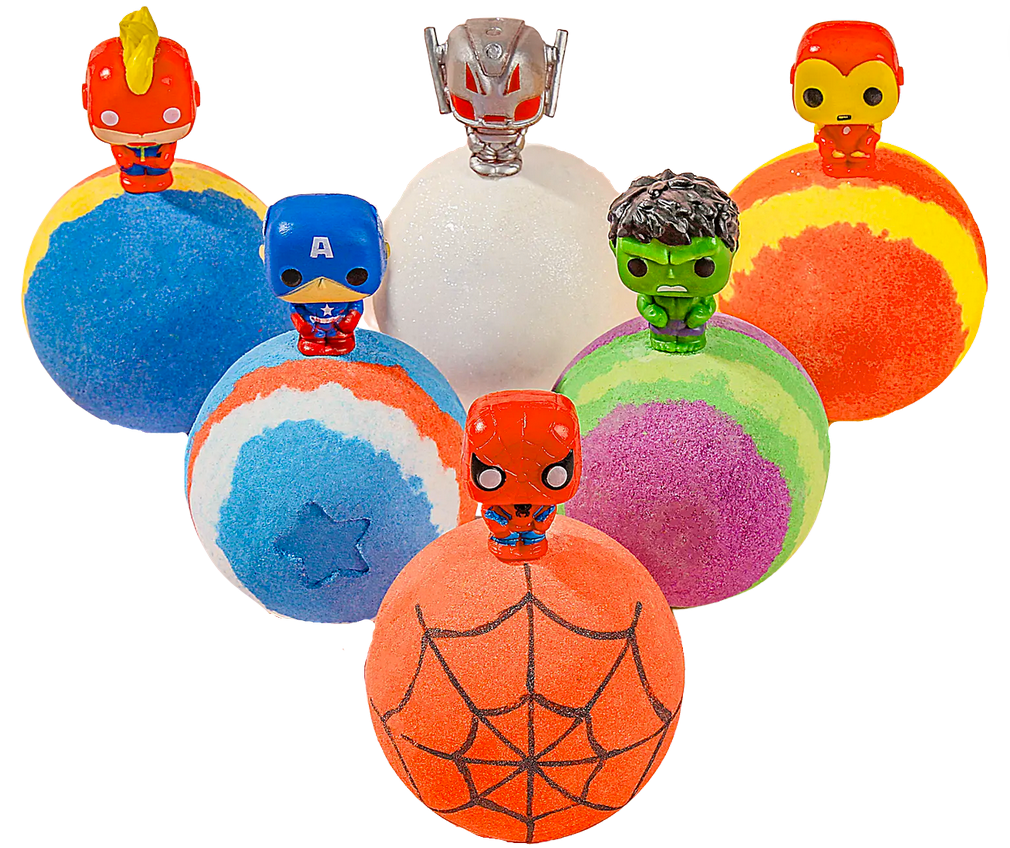 SUPERHERO TOY BATH BOMB