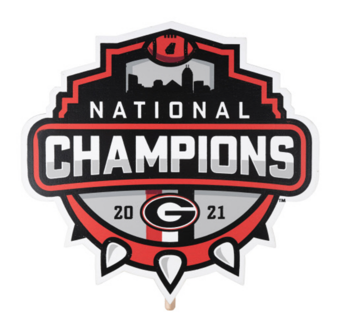 UGA NATIONAL CHAMPIONSHIP WECOME SIGN TOPPER