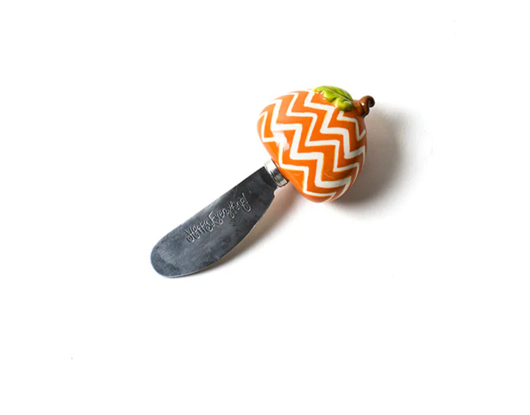 CHEVRON PUMPKIN EMBELLISHMENT APPETIZER SPREADER