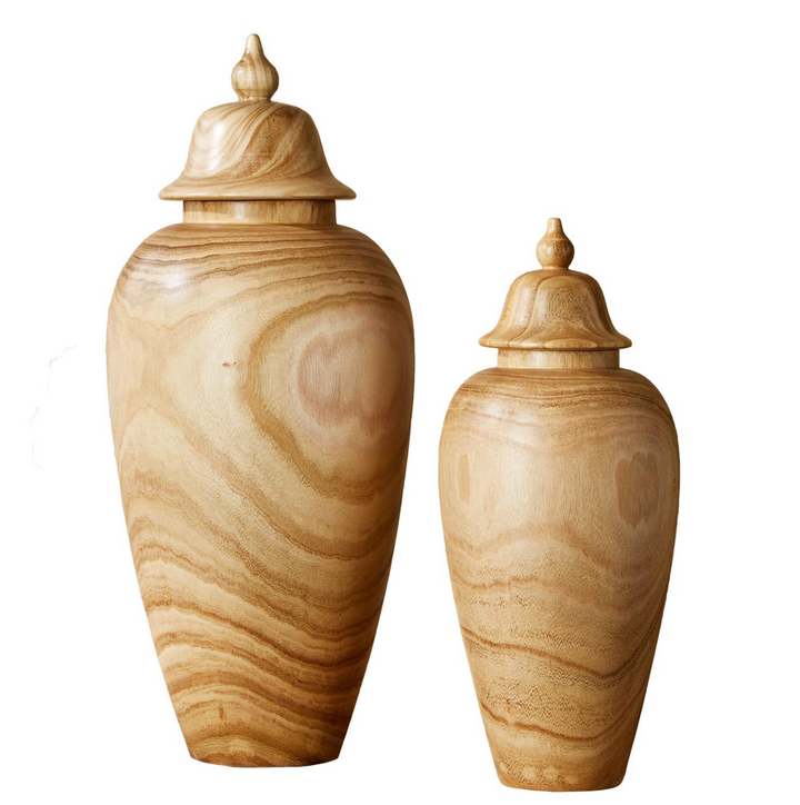 COVERED TEMPLE JAR