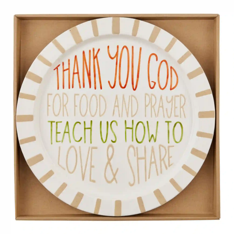 THANK YOU GOD SERVING PLATTER