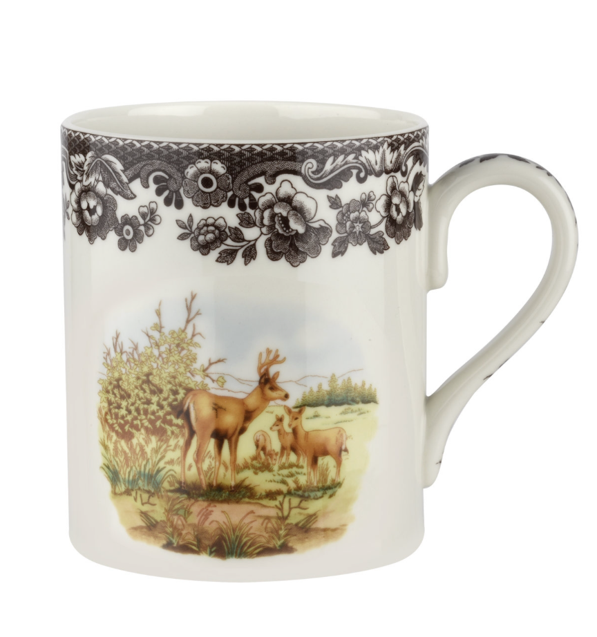 WOODLAND 16 OZ MUG DEER