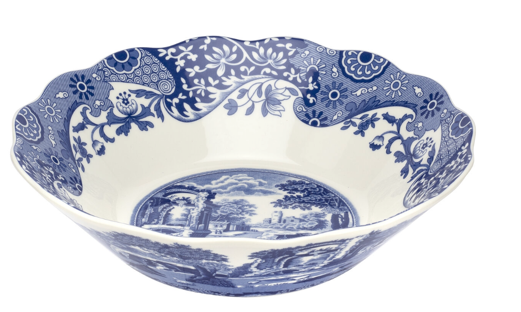 BLUE ITALIAN DAISY BOWL