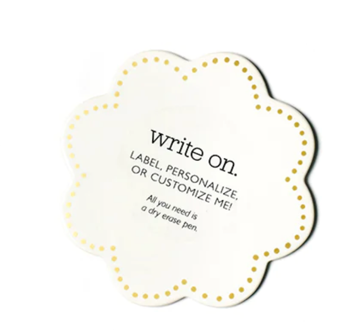 GOLD DOT WRITE ON ATTACHMENT