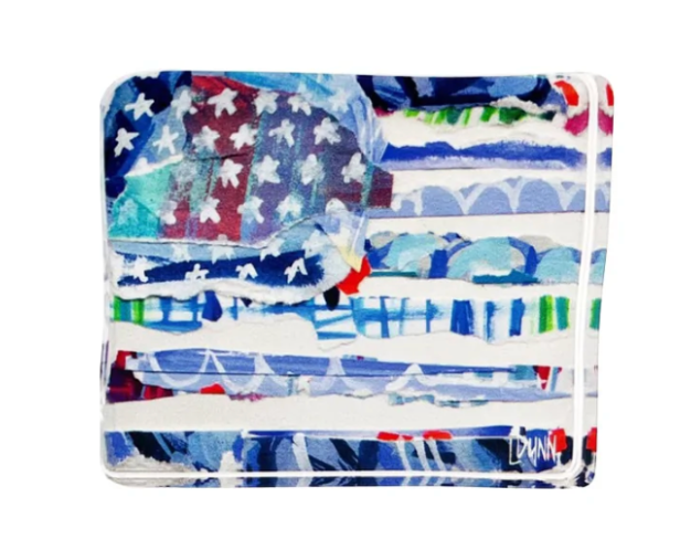 FLAG, STARS AND STRIPES ACRYLIC BLOCK