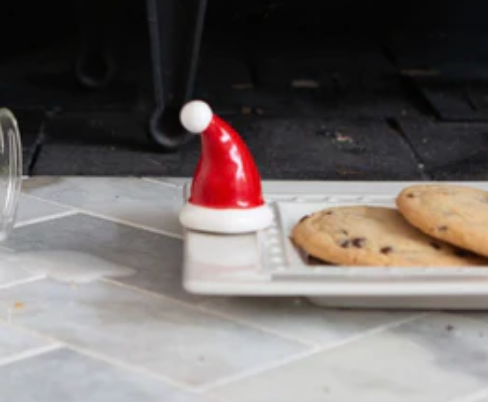 NORA FLEMING SANTA STOPS HERE MINI