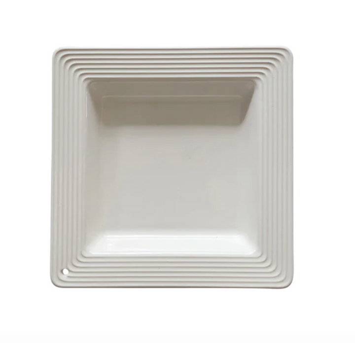 NORA FLEMING PINSTRIPES NAPKIN AND CANDY HOLDER