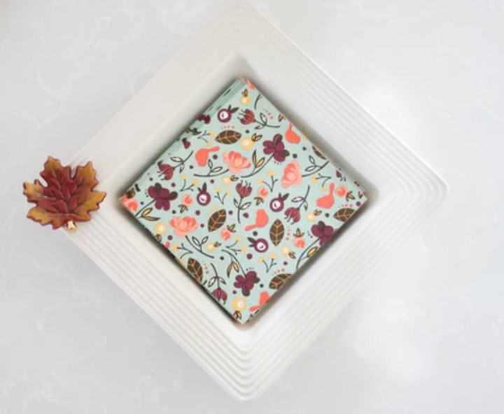 NORA FLEMING PINSTRIPES NAPKIN AND CANDY HOLDER