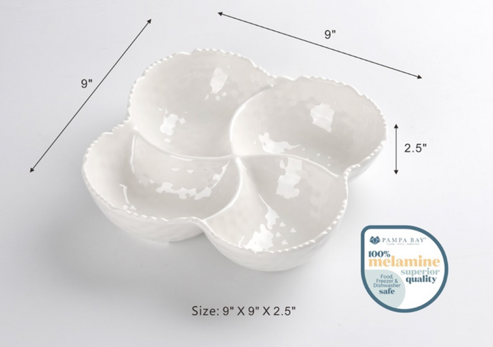MELAMINE 4 SECTION BOWL