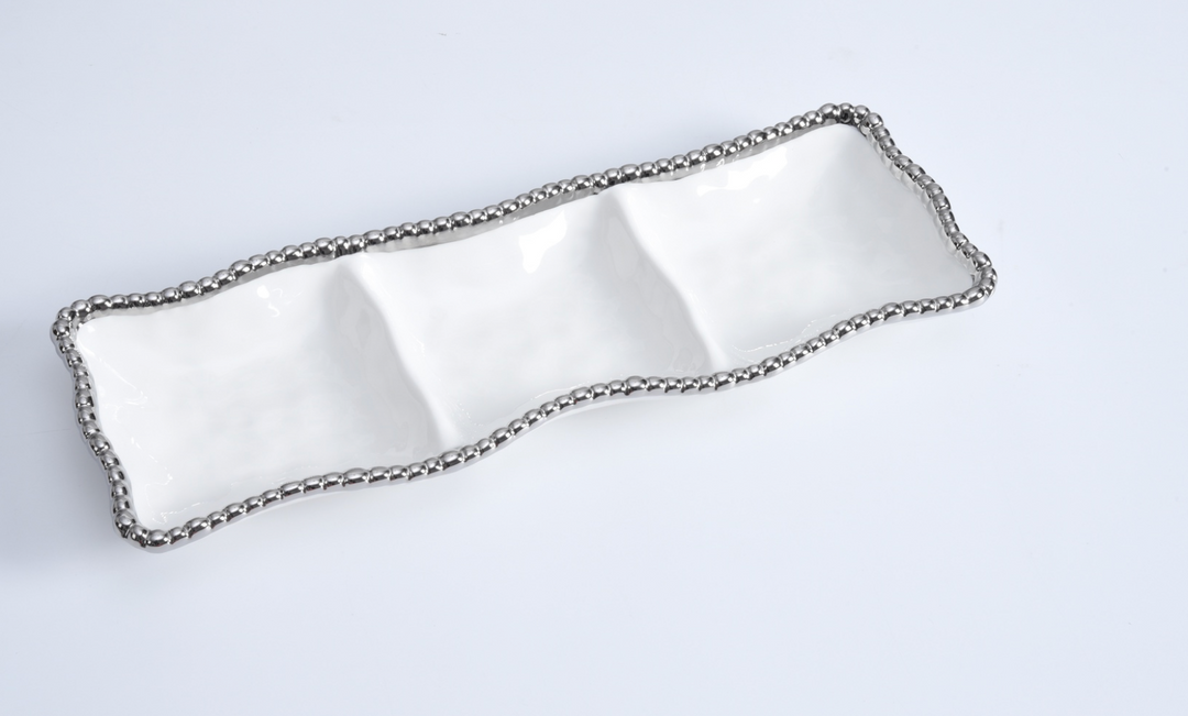 WHITE & SILVER 3 SECTION SERVER
