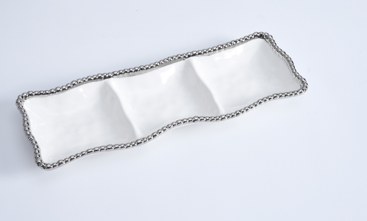 WHITE & SILVER 3 SECTION SERVER