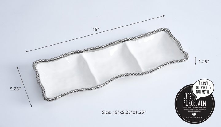 WHITE & SILVER 3 SECTION SERVER