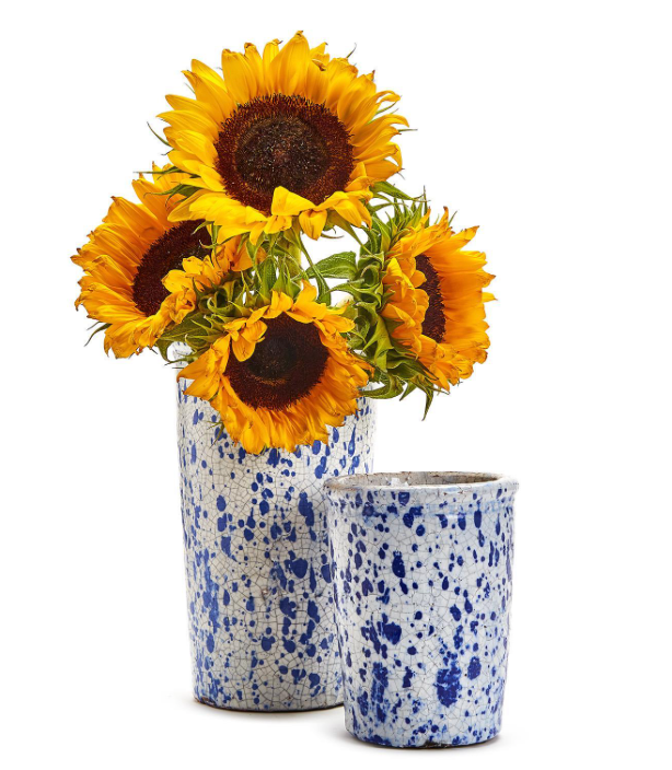 INDIGO SPLASH VASE
