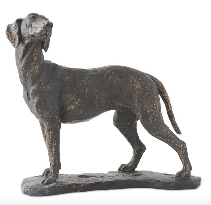 PATINA DOG STATUE