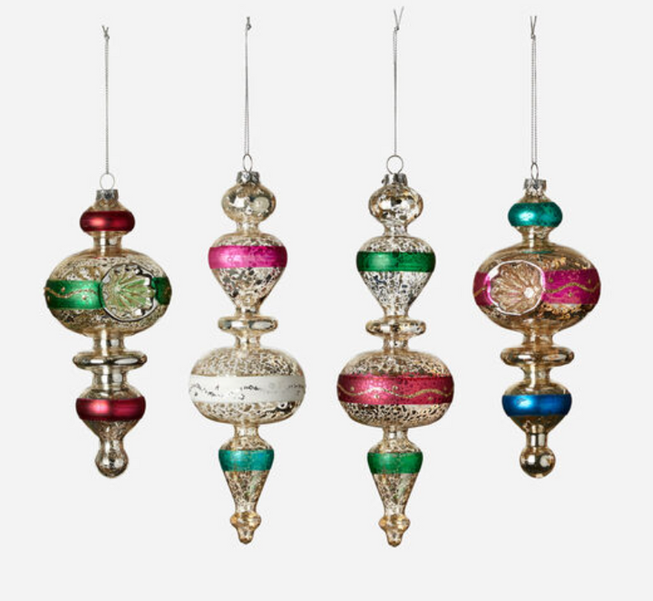 COLORFUL FINIAL ORNAMENT