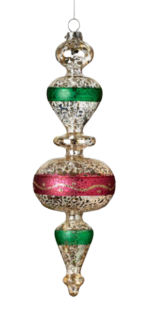COLORFUL FINIAL ORNAMENT