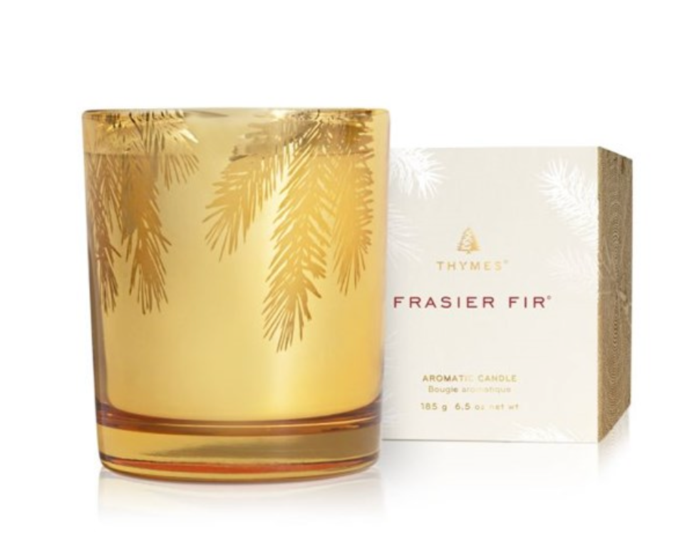 FRAISER FIR GOLD POURDED CANDLE PINE NEEDLE – Walker Boutique