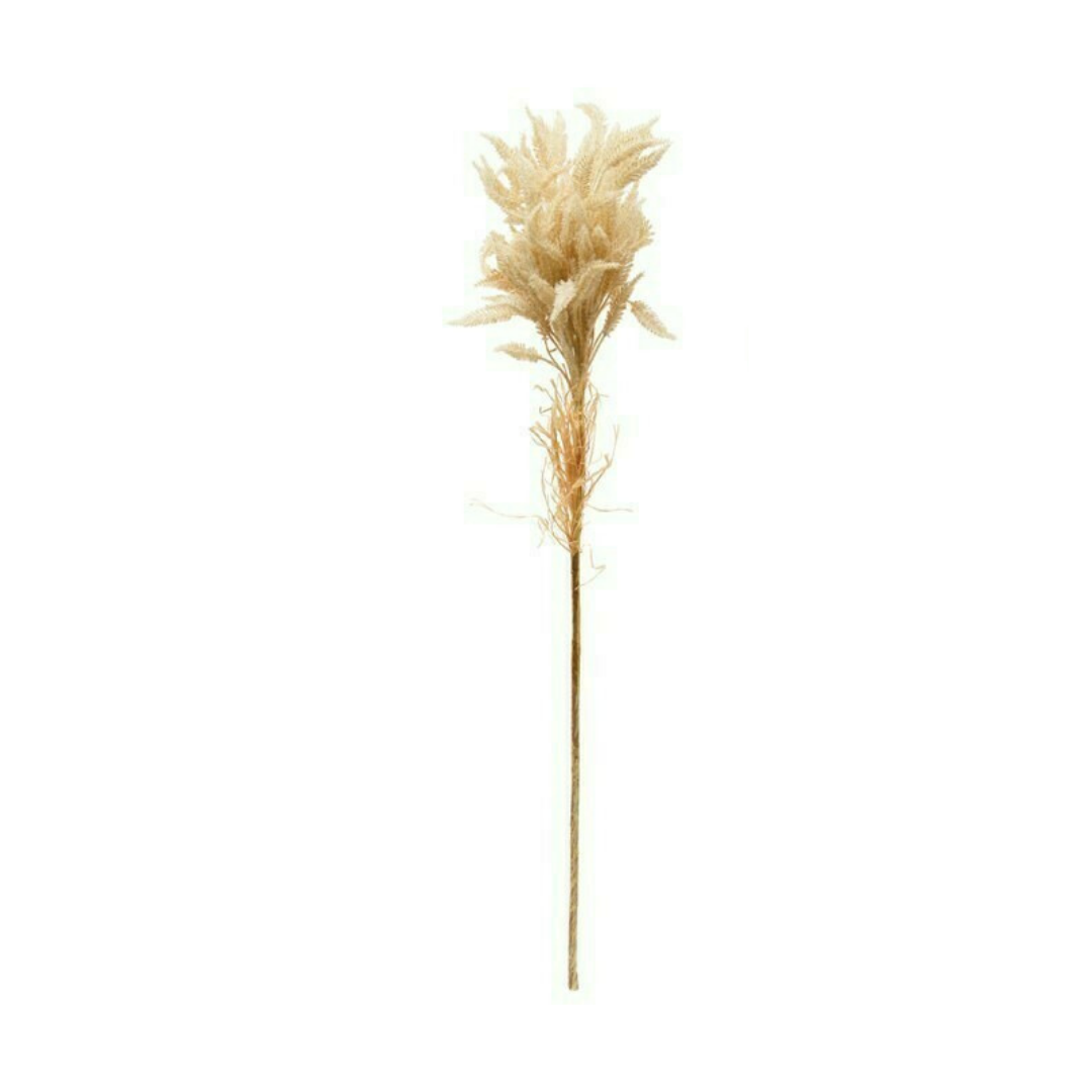 CC 30" FAUX FLOCKED GRAIN SPRAY, CREAM