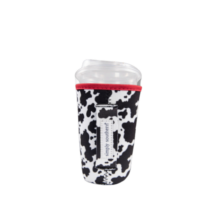 COW PATTERNED DRINK SLEEVE