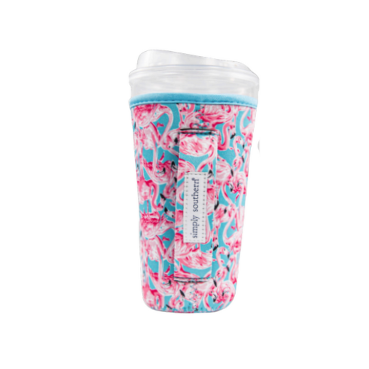 FLAMINGO PATTERN DRINK SLEEVE