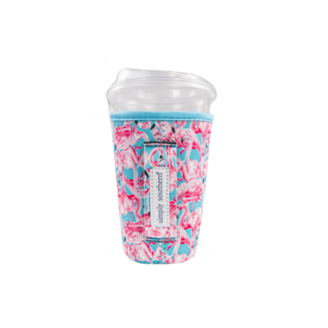 FLAMINGO PATTERN DRINK SLEEVE