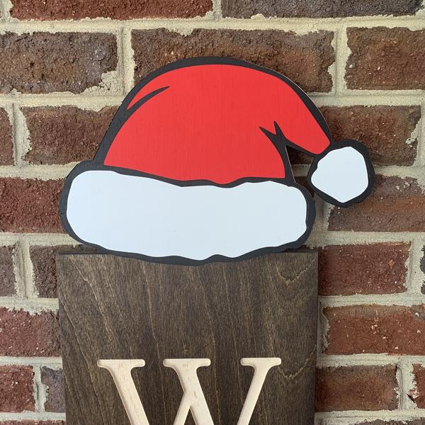 B&B TOPPER - SANTA HAT