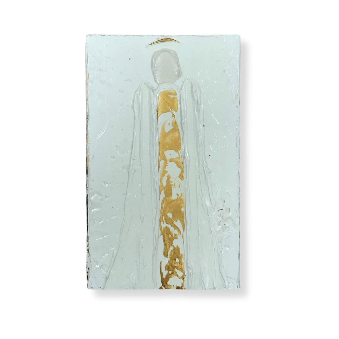SUSAN HOOD 6X9 BLOCK, ANGEL WHITE