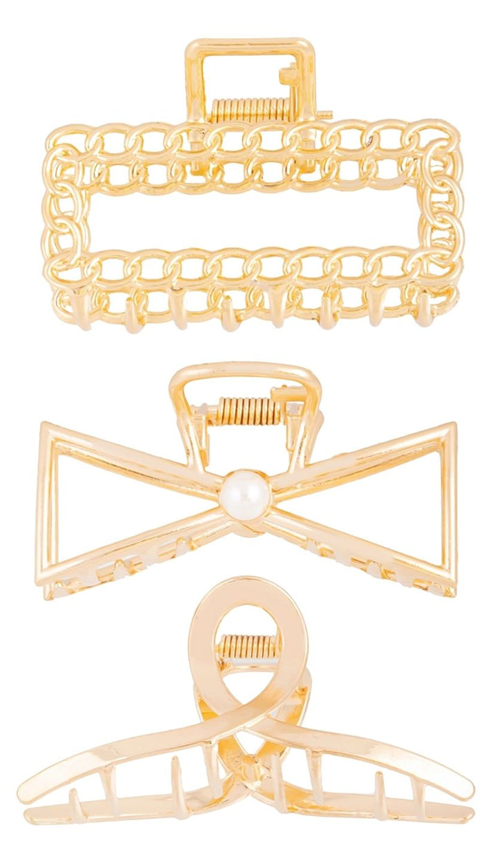 GOLD METAL HAIR CLIP