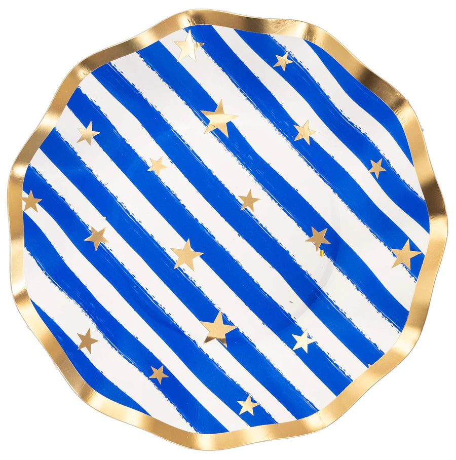 PATRIOTIC CONFETTI PLATE