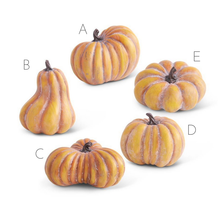 ORANGE RESIN PUMPKIN
