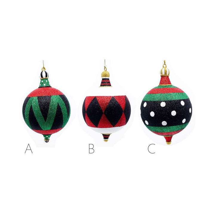NUTTYCRACKER GLITTERED BALL ORNAMENT