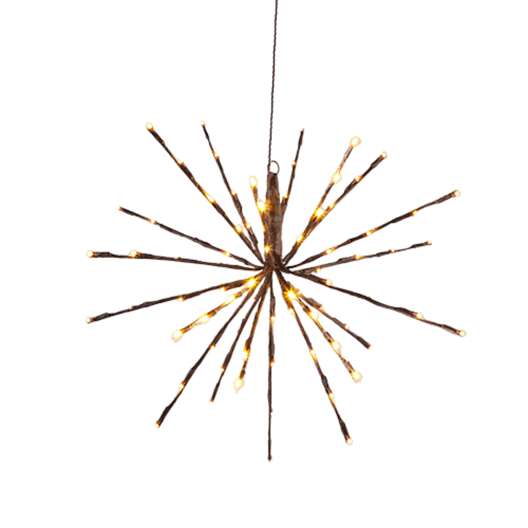 BROWN STARBURST LED LIGHT