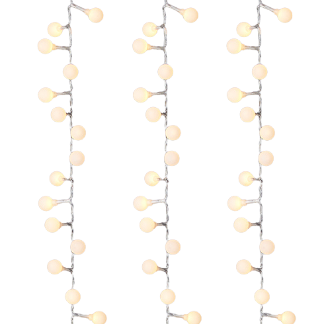 FROSTED SNOWBALL SNAKE LIGHT