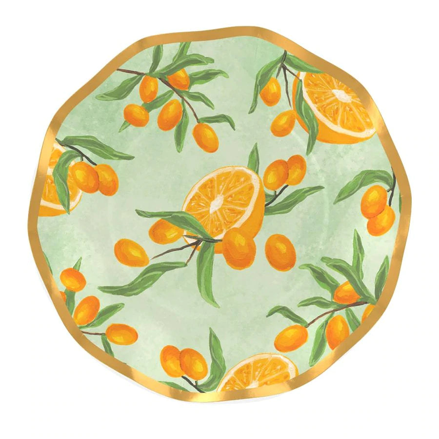 FINAL SALE WAVY MIMOSA PLATE