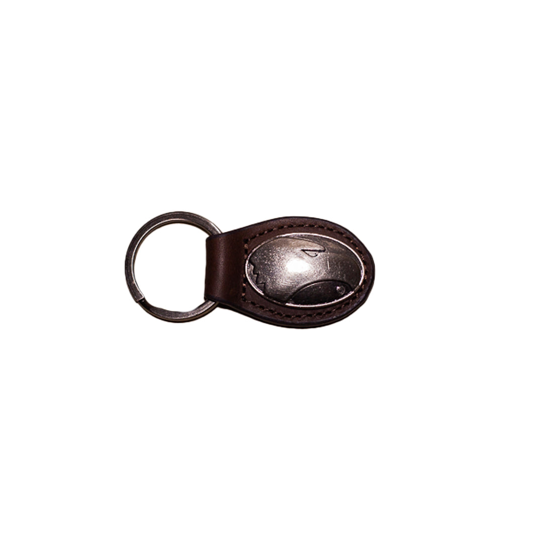 GSU BROWN LEATHER KEY CHAIN