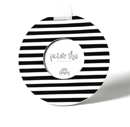 MEDIUM STRIPE ROUND FRAME