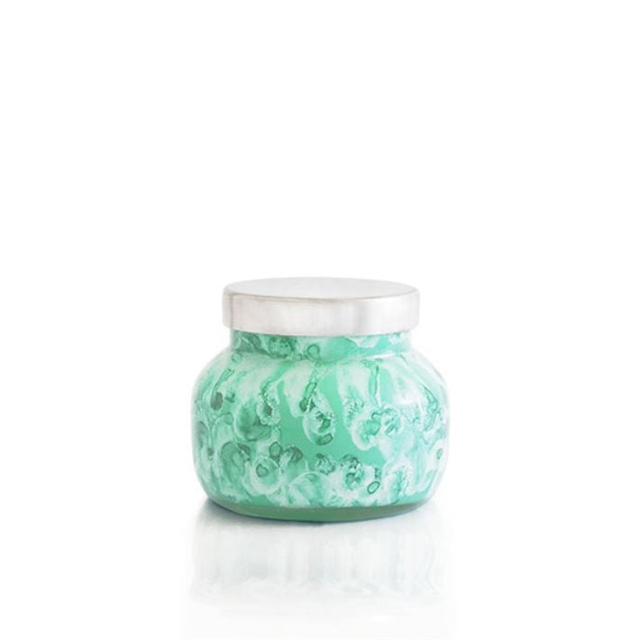 Volcano watercolor petite jar candle 