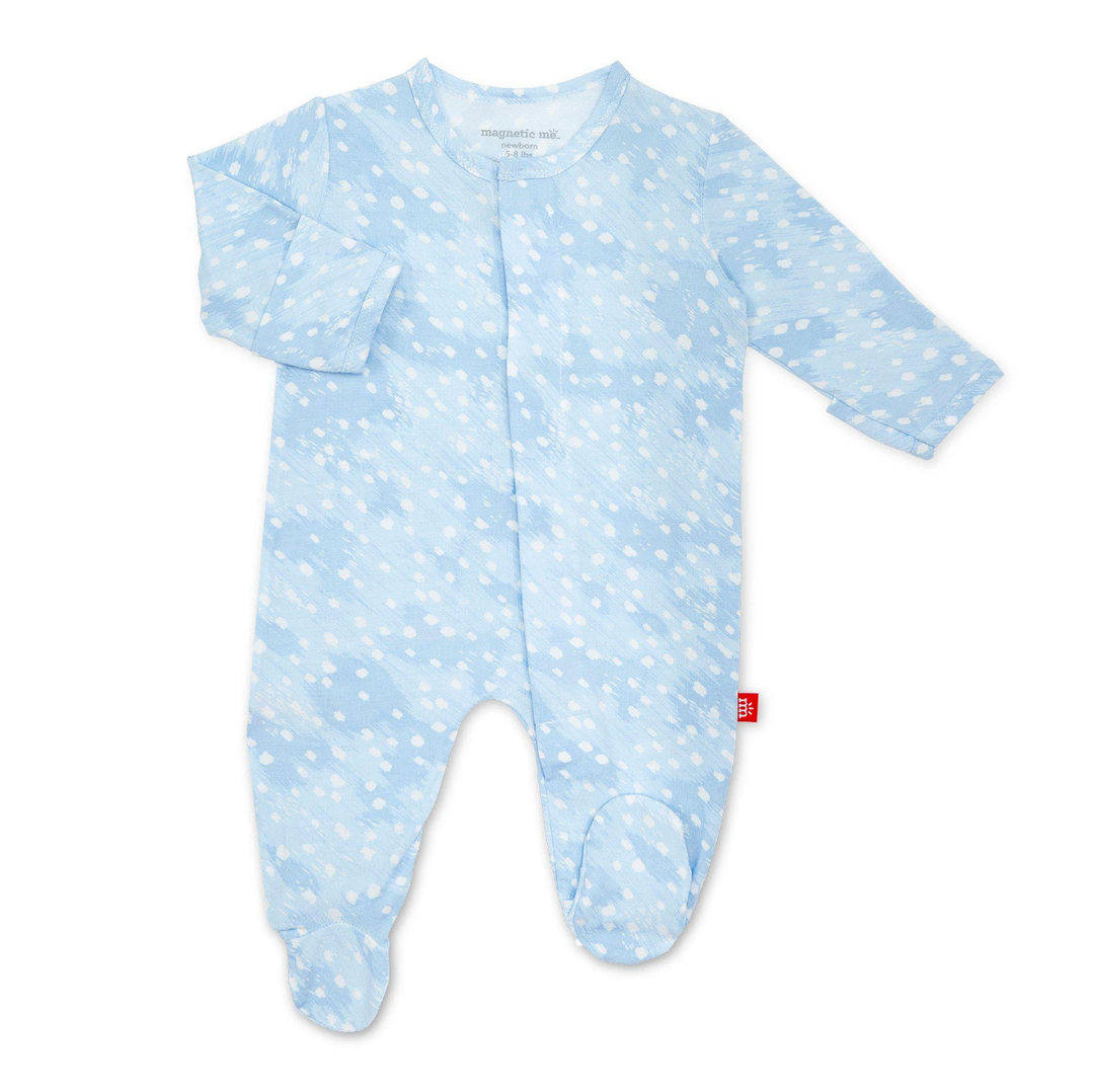 BLUE DOESKIN MODAL FOOTIE