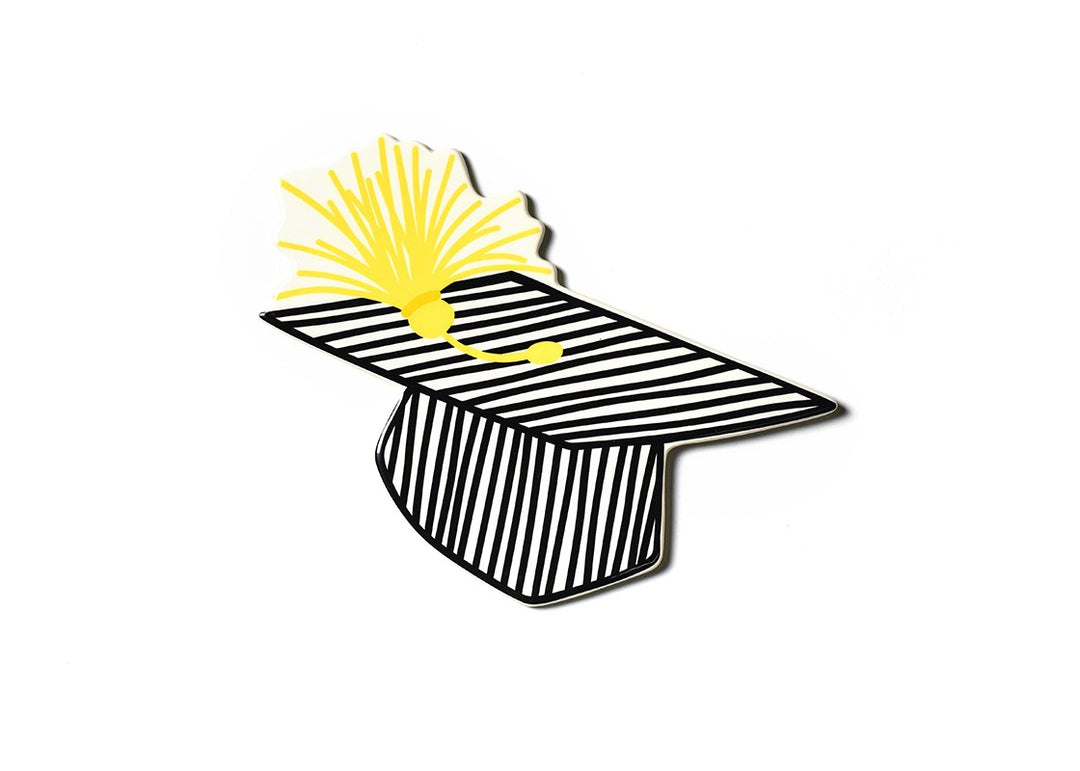 COTON COLORS ATTACHMENT - STRIPED GRADUATION CAP
