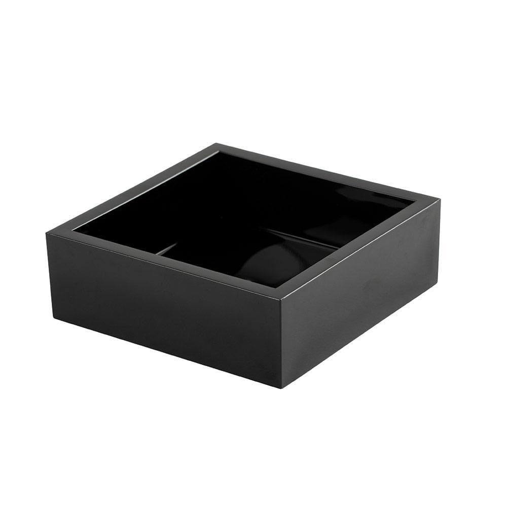 CASPARI BLACK ACRYLIC COCKTAIL NAPKIN HOLDER