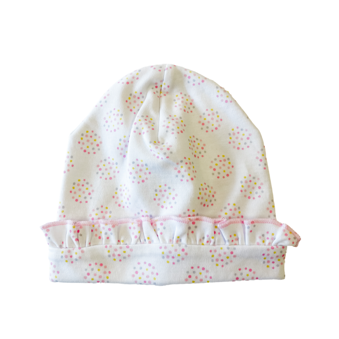 FINAL SALE PINK PUPS IN A ROW HAT COMP