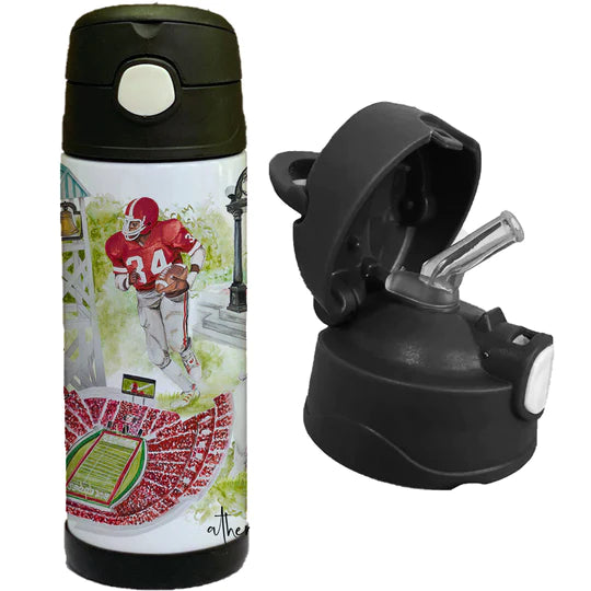 UGA BLACK KIDS WATER BOTTLE