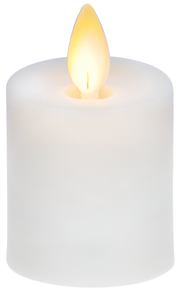 WHITE LED VOTIVE CANDLE SET (2 PC)