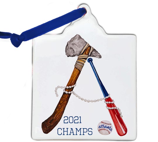 CHOP ATL WATERCOLOR ORNAMENT