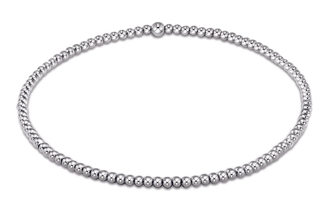 CLASSIC STERLING 2MM BEAD BRACELET