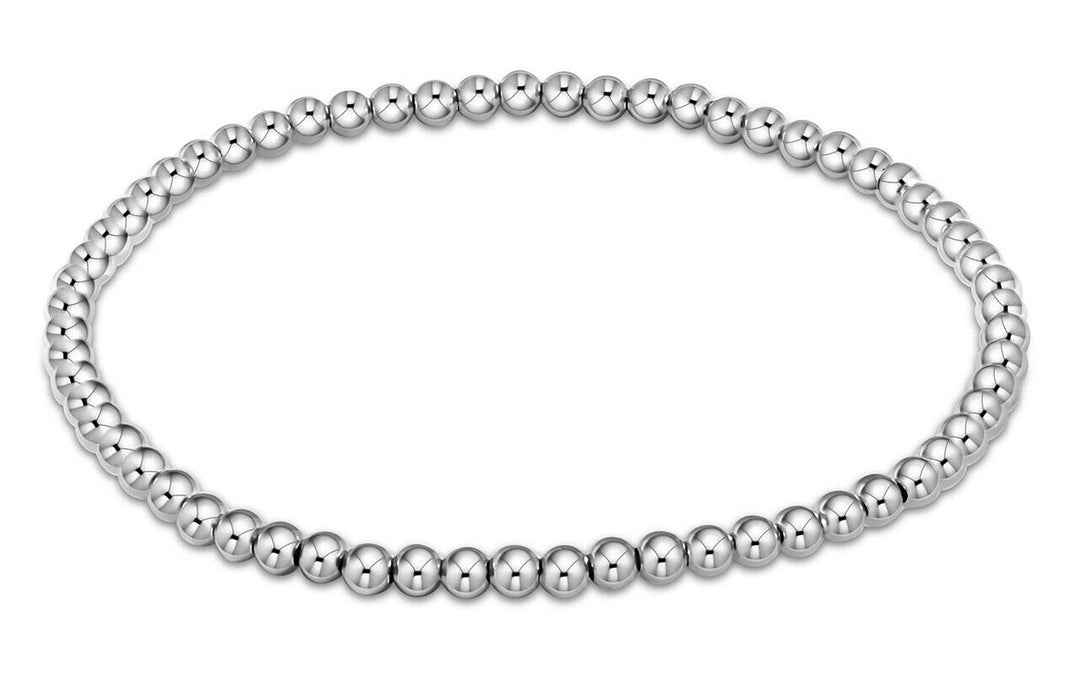 CLASSIC STERLING 3MM BEAD BRACELET