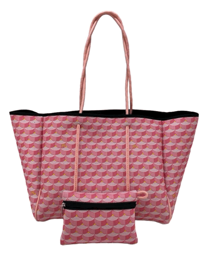 PINK CAPRI NEOPRENE TOTE