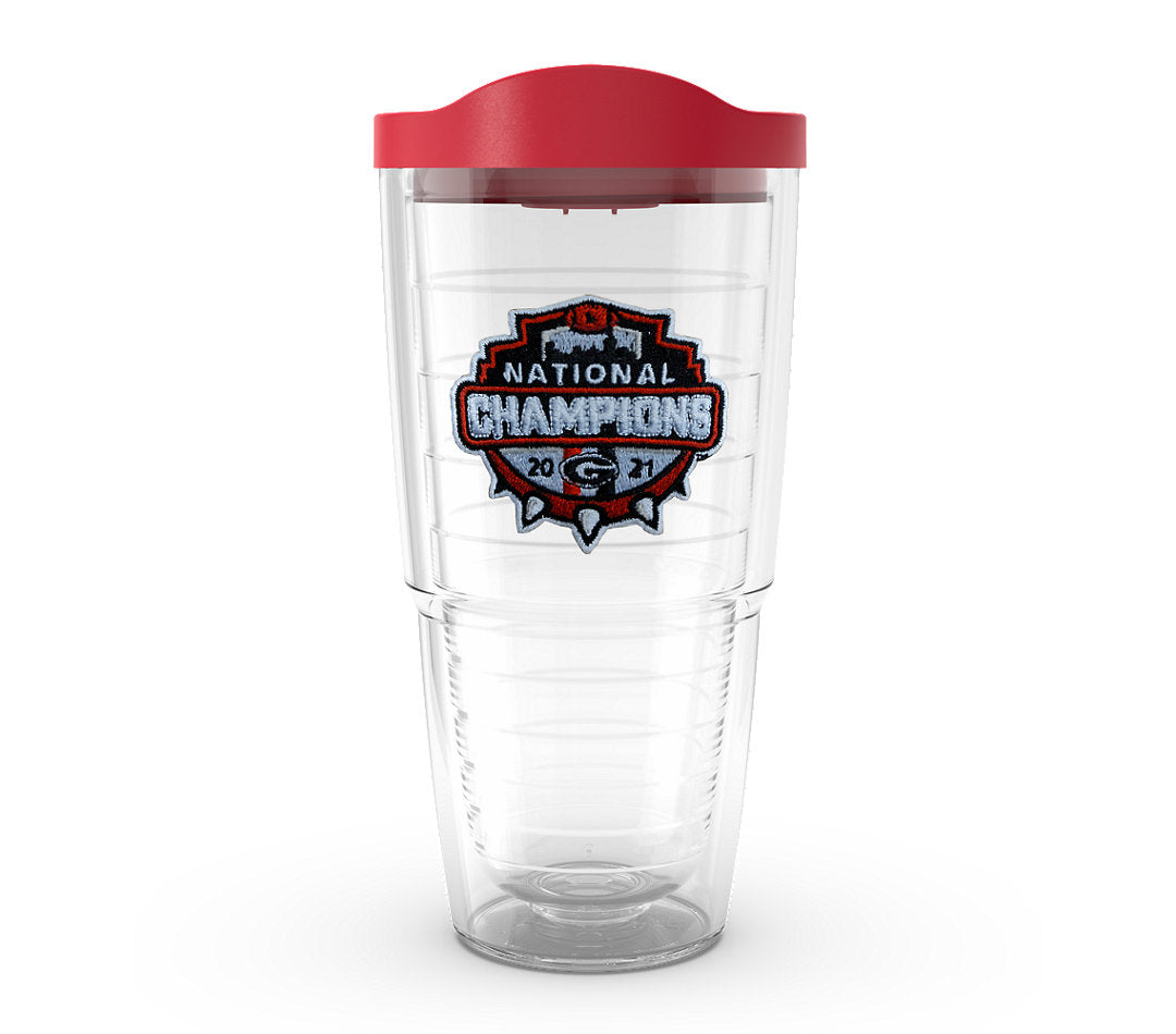 TERVIS 24OZ TUMBLER - UGA 2021 NATIONAL CHAMPIONSHIP